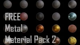 Blender Metal Materials - 20 Free Procedural Metal Materials - (Metalpack 2)