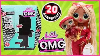 Распаковка Куклы ЛОЛ Сюрприз ОМГ LOL Surprise O.M.G. Fashion Doll Series 1 SWAG ОБЗОР
