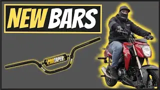 Installing ProTaper KLX110 Bars on Kawasaki Z125