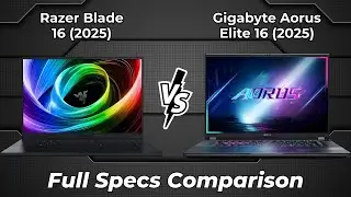 Razer Blade 16 2025 vs Gigabyte Aorus Elite 16 2025 🔥 Full Specs Comparison