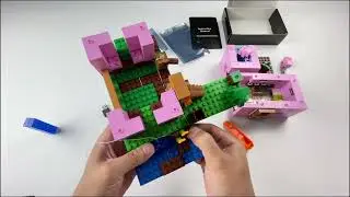 B01 Installation Instruction Of Light Set For LEGO Minecraft The Pig House 21170
