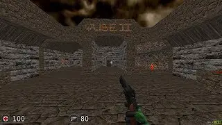 Qube 2 (Cube 2: Sauerbraten) - Quake (1996) remake [short demo of today's idea ]