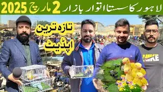 Lahore ka sasta itwar bazar 2025 | sunday birds market latest update