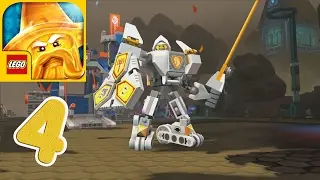 Lego Nexo Knights Merloc 2.0 - Lance battle suits | Reex & Roog - walkthrough android/ios part 4