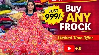 Buy Any Beautiful Frock at Just ₹999/- 😍 | Latest Collection | Hurry Up! @MaanyaFashion