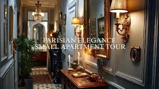 Parisian Elegance in a Small Home: Chic Simplicity with a Luxurious Touch
