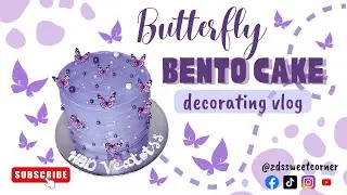 Paru-paru G Bento Cake decorating | Voice over | ZD's Sweet Corner