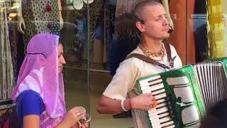ISKON ON ROAD......Jai Shree Krishna