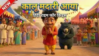 Kalu Madari Aaya | Hindi Poem for Kids | Kids Channel India | Hindi Nursery Rhymes | #cartoon