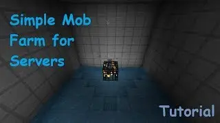 Minecraft Simple Mob Farm Tutorial For Servers | XP Farm | Mob Grinder #Minecraft, #MCPE