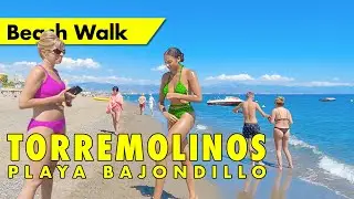 Torremolinos beach walk - Summer 2022 - Playa Bajondillo immersive virtual tour