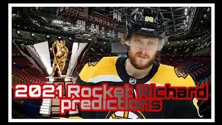 2021 Maurice Rocket Richard Trophy Predictions