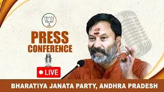 Press conference by: SRI BHANU PRAKASH REDDY, BJP AP SPOKES PERSON