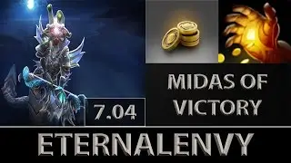 EternaLEnVy [Medusa] Fast Farm ► Midas of Victory ► Dota 2 [7.04]