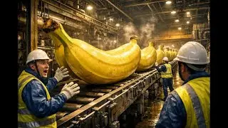 Inside Giant-Size Bananas Factory | How Human-Sized Bananas Are Made (Unbelievable Process)