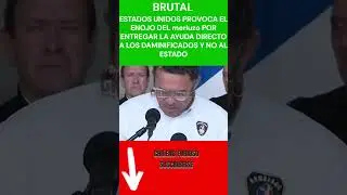 🤔😲🤔😲#EL #merluzo SE #ENOJA CON #USA POR LA #ENTREGA #DIRECTA A LOS #DAMINIFICADOS Y #NO A #ELLOS 🤔😲🤔