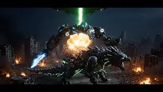 Pacific Rim | Mark4 Vs Alien Monster | Epic Post-Apocalyptic Battle #robot #monster #pacificrim
