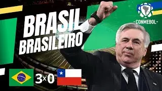 ELIMINAT&Oacute;RIAS DA COPA. BRASIL 3X0 CHILE. Brasil Brasileiro. #Brasil #ancelotti #copa2026 