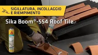 Sika Boom®-554 Roof Tile - Schiuma poliuretanica per pistola per l'incollaggio di tegole e coppi.