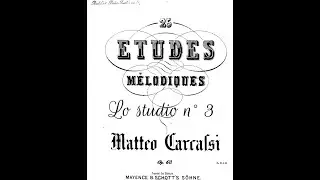 28 Matteo Carcassi studio n. 3 op. 60