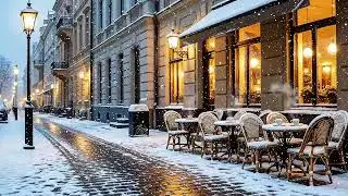 1950s Winter Riverside Caf&eacute; ❄️ Golden Oldies & Vintage Love Songs | Sinatra, Elvis, Nat King Cole