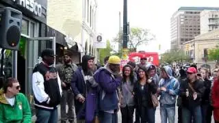 Icon the Mic King & CRayz Walz Freestyling @ SXSW 2010