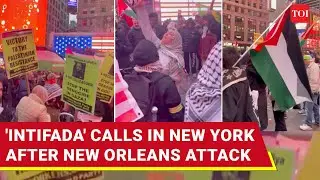 New York Sees &lsquo;Intifada Revolution&rsquo; At Times Square; Call After Israelis Hit In New Orleans Attack