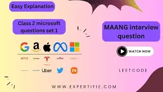 Class 2 microsoft questions set 1 | Leetcode Medium | Java,C++,Python