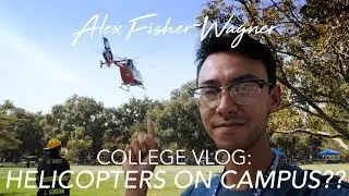 A HELICOPTER LANDED on Campus | UC Davis