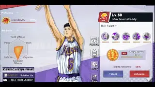 Slam Dunk Mobile (Longplay)   Soichiro Jin Ranked Match Superstar IV 1 Star 95% Talent Skill