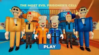 PRISONER VS POLICE PRISON RUN (Obby) ROBLOX 4K Gameplay