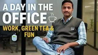 A Day in the Office ☕ | Work, Green Tea & Fun | Daily Life Vlog