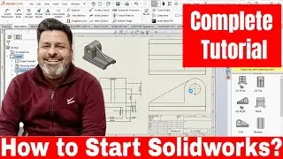 Solidworks 2024 Step By Step Tutorials for beginners in Hindi | Solidworks 2024 tutorial