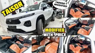 2025 TOYOTA TAISOR BASE TO TOP MODIFICATION WITH PRICE✅TAISOR MODIFIED✅BASE TO TOP✅LUXURIOUS ✅