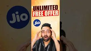 Jio Shocking FREE Unlimited Offer 😱🔥 #shorts