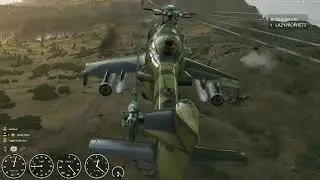 Arma Reforger MI-24V Gunship assault