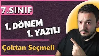 7.Sınıf Matematik 1.Dönem 1.Yazılı | 3.Senaryo Örnek Yazılı Çalışması