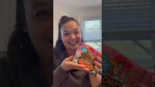 Turning up the heat with spicy volcano carbonara  noodles 🍜 🌶️🧀