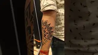 #mandala #tattoo #tattovlog #dotwork #dotworktattoo