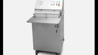 Vacuum packing machine sealer equipment for large pouches outside chamber vacuuming horizontal equip