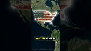 5 самых жарких штатов США 🤯. #сша #погода #fyp #факты