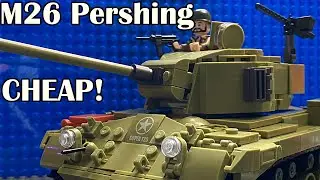 Cheap Lego Compatible WW2 Tank Review! - Sluban M26 Pershing