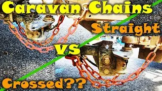 Towing chains - Straight vs Crossed over??