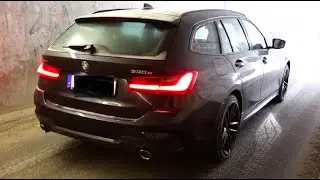 Bmw 330e xDrive 2021 - Drifting, 0-100 Km/h time, Cold Start, Tunnel Pulls