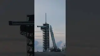 LIFT! SpaceX Falcon 9 + Crew Dragon Go Vertical For AX-4