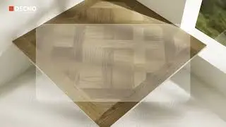 Square Parquet SPC Flooring Installation
