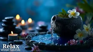 Healing Music for Inner Peace 🌿 Peaceful Piano with Bamboo Water Sounds to Calm Anxiety & Depression