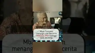 Mbah tuminem menangis saat bercerita tragedi 1965
