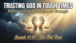 TRUSTING GOD IN TOUGH TIMES | Bible Verses & Motivation for Strength - Christian Inspirational Video