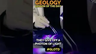 Why do some minerals glow under a UV light?